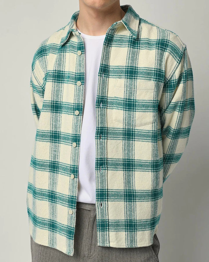 Jewel Plaid LS