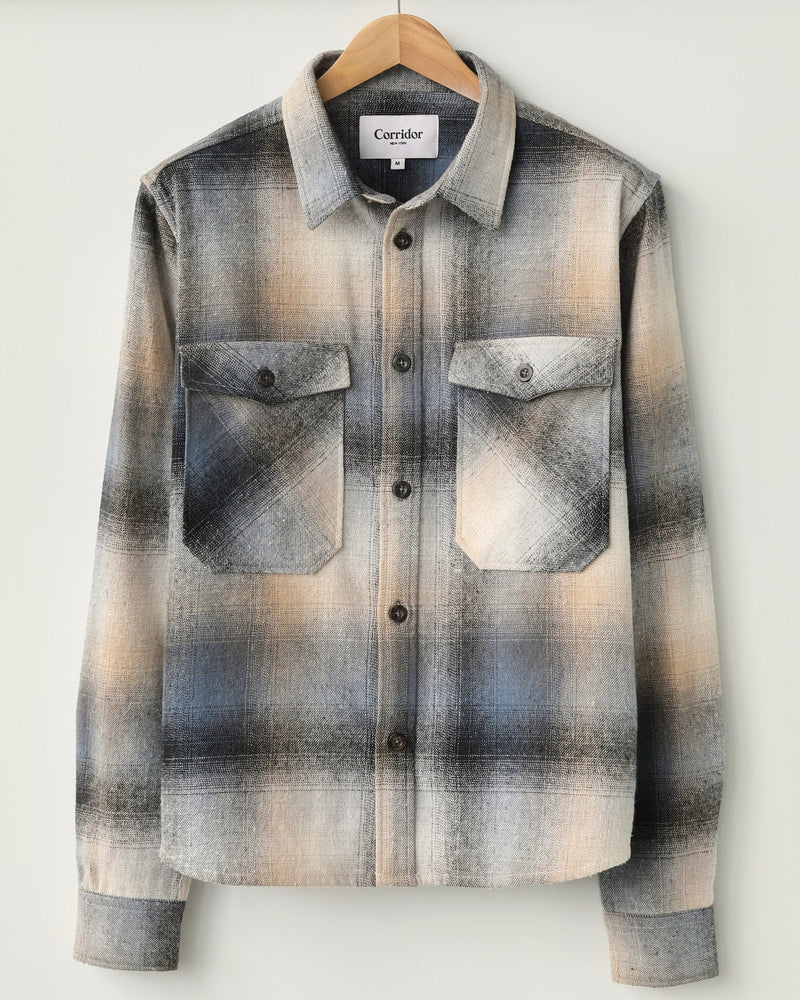 Ombre Plaid Kingston Jacket