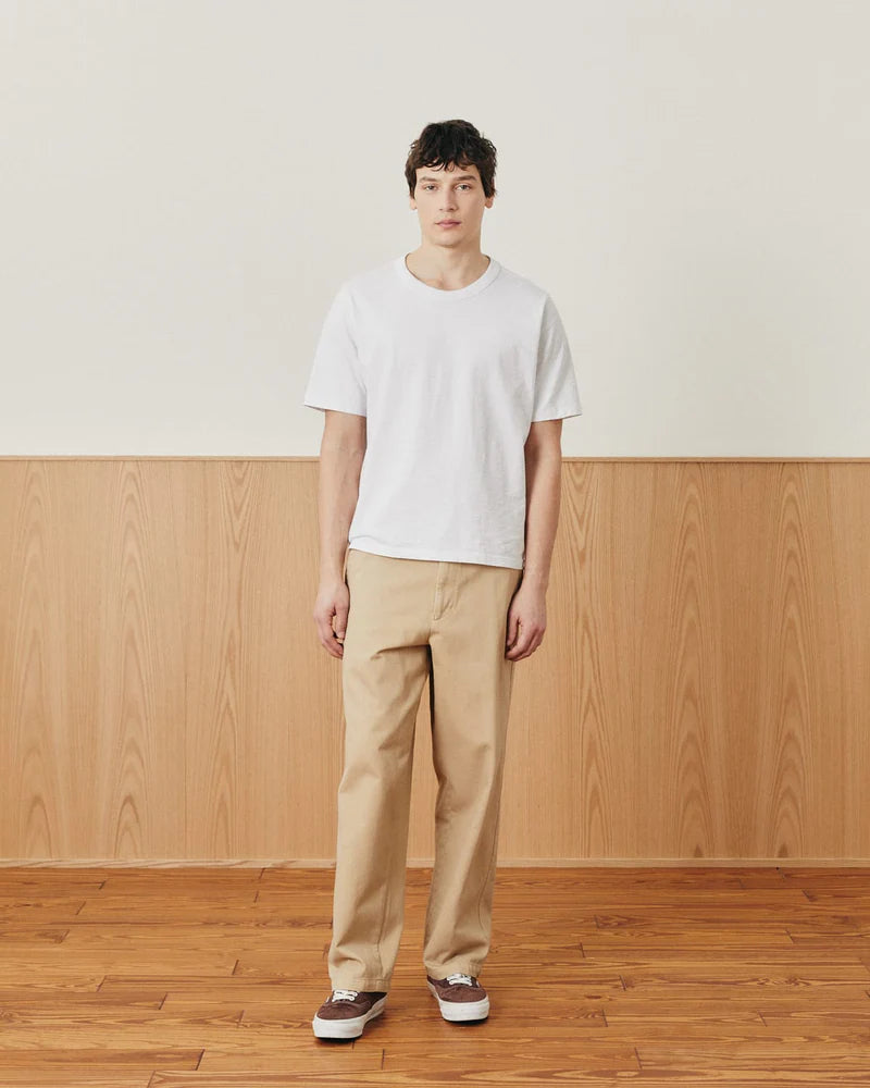 Wide Twill Pant Tan