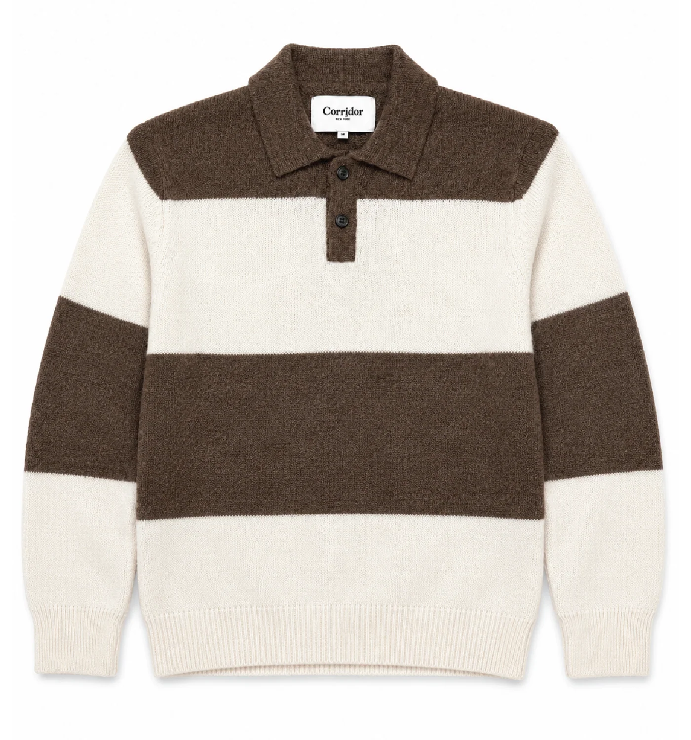Brushed Knit Rugby Natural