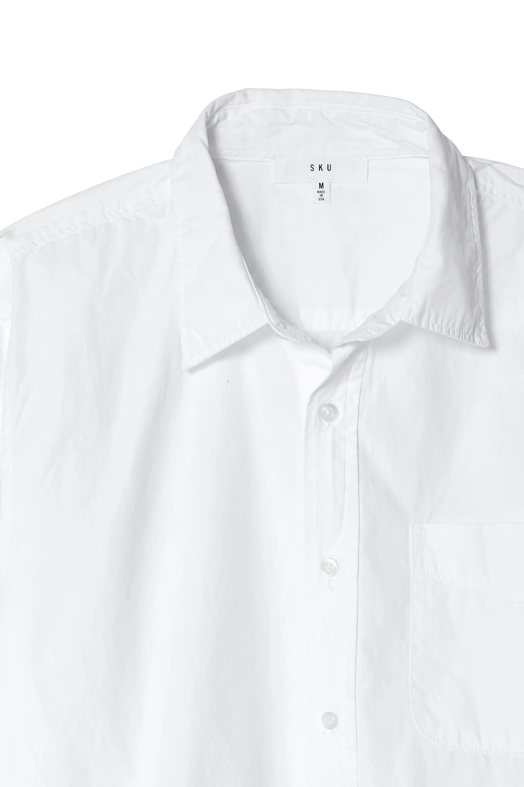 Poplin Standard Shirt Faded White