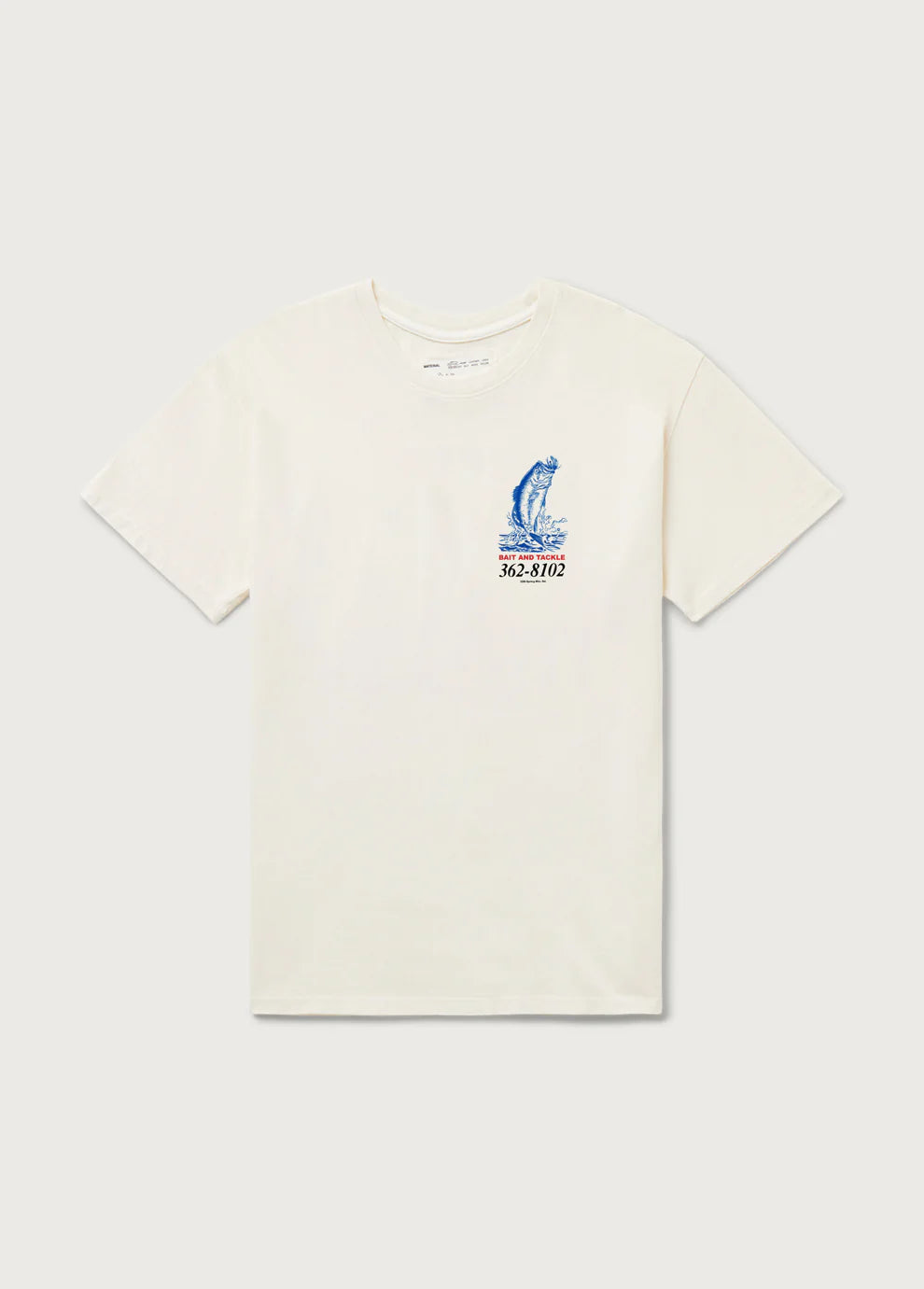 Bait And Tackle Tee - Bone