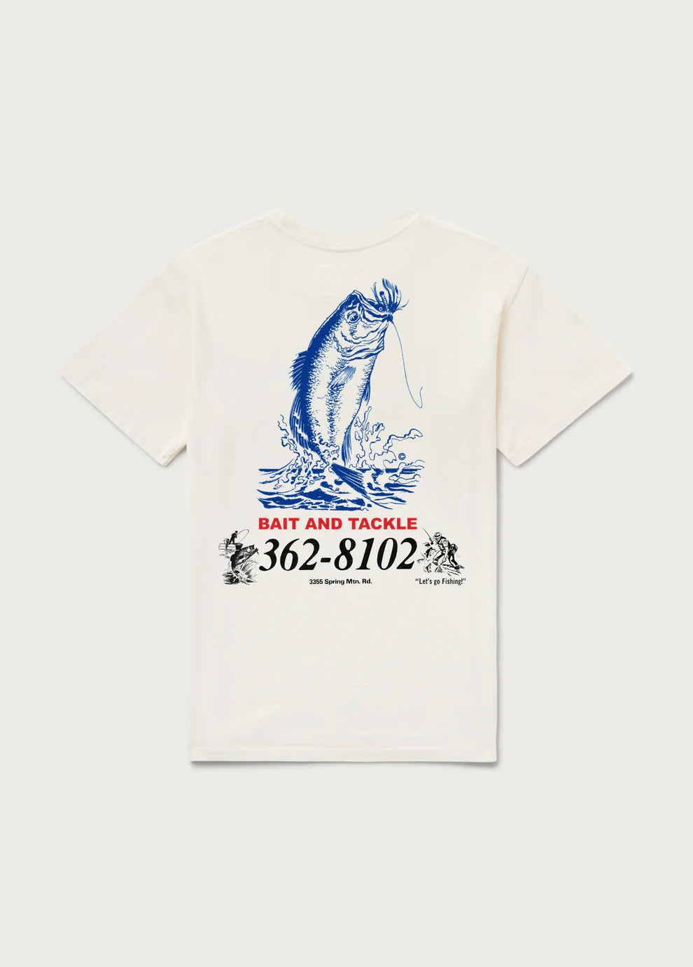 Bait And Tackle Tee - Bone