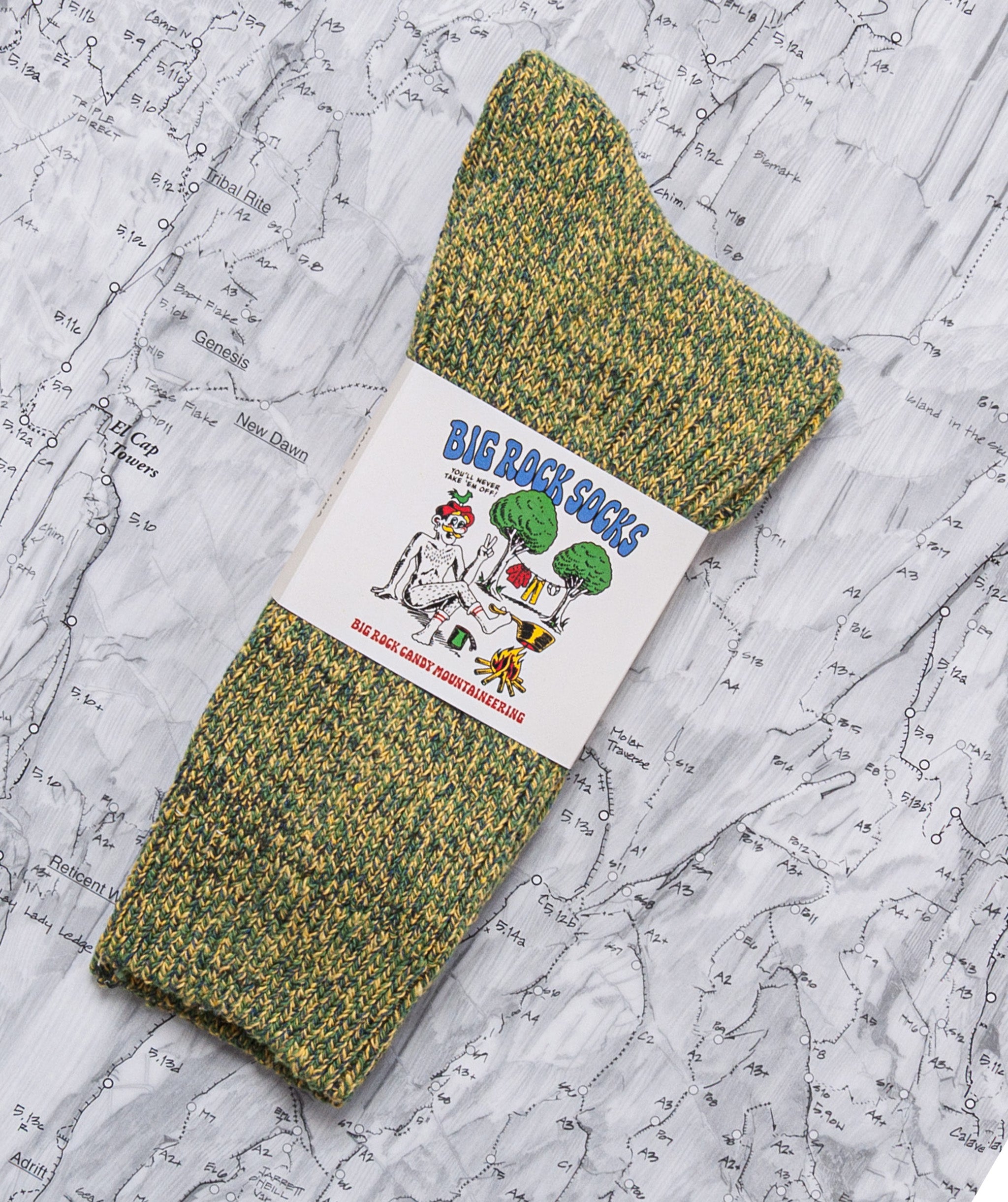 Big Rock Socks Lemon Lime