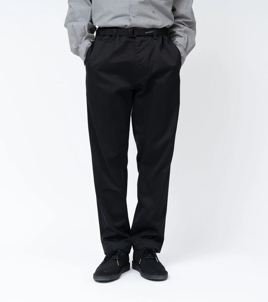 Straight Chino Pants Black