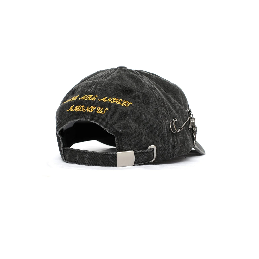 Angels Cap Washed Black