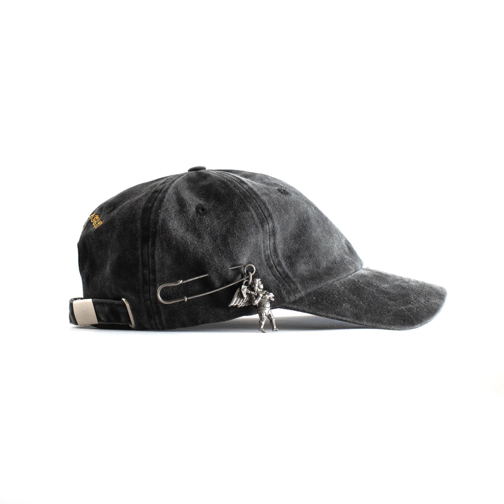 Angels Cap Washed Black