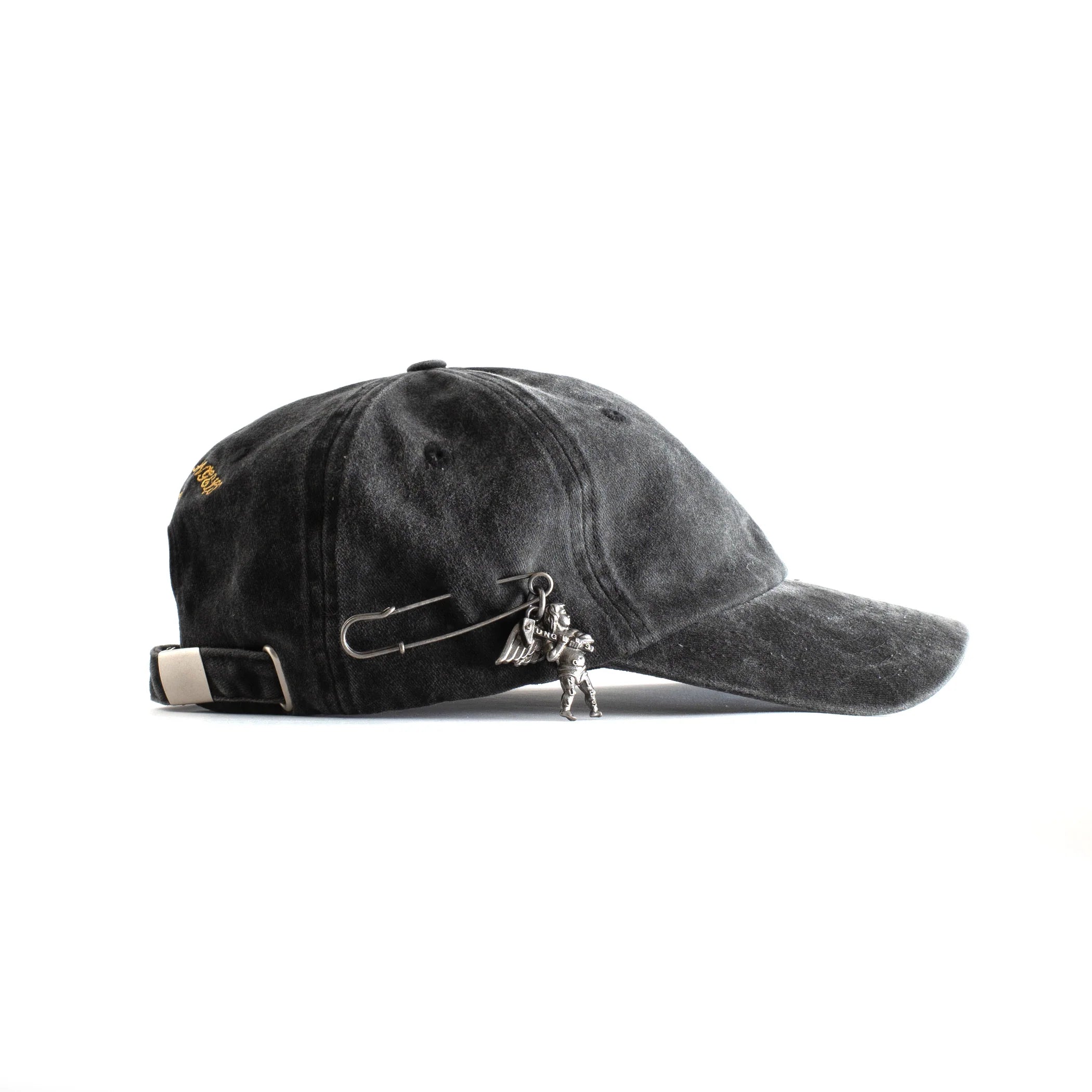 Angels Cap Washed Black