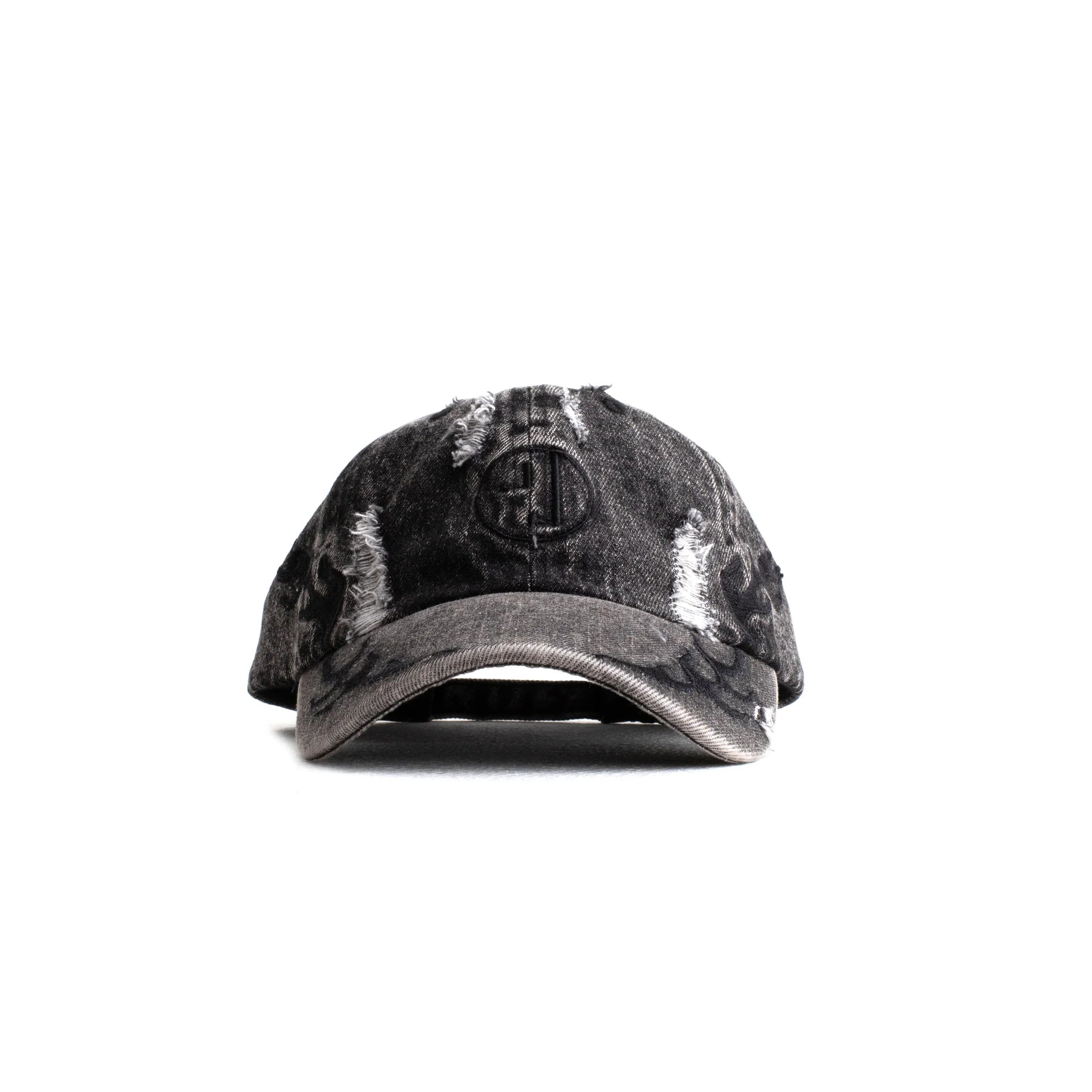 Flames Cap Washed Black