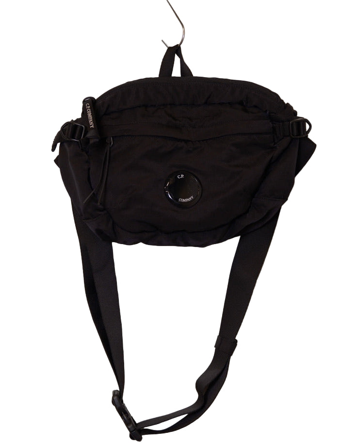 Nylon B Crossbody Pack - Black