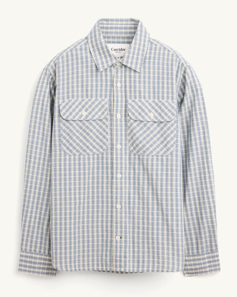 Americana Check LS Blue