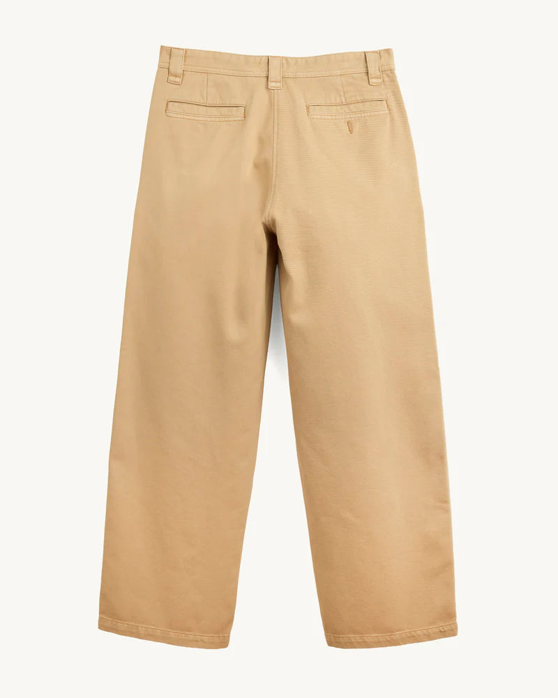 Wide Twill Pant Tan