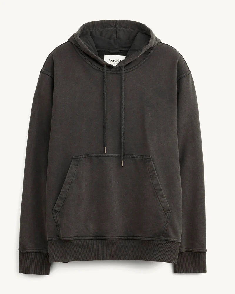 French Terry Hoodie Black