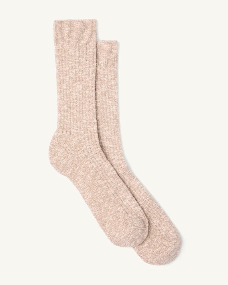 Slub Sock Tan