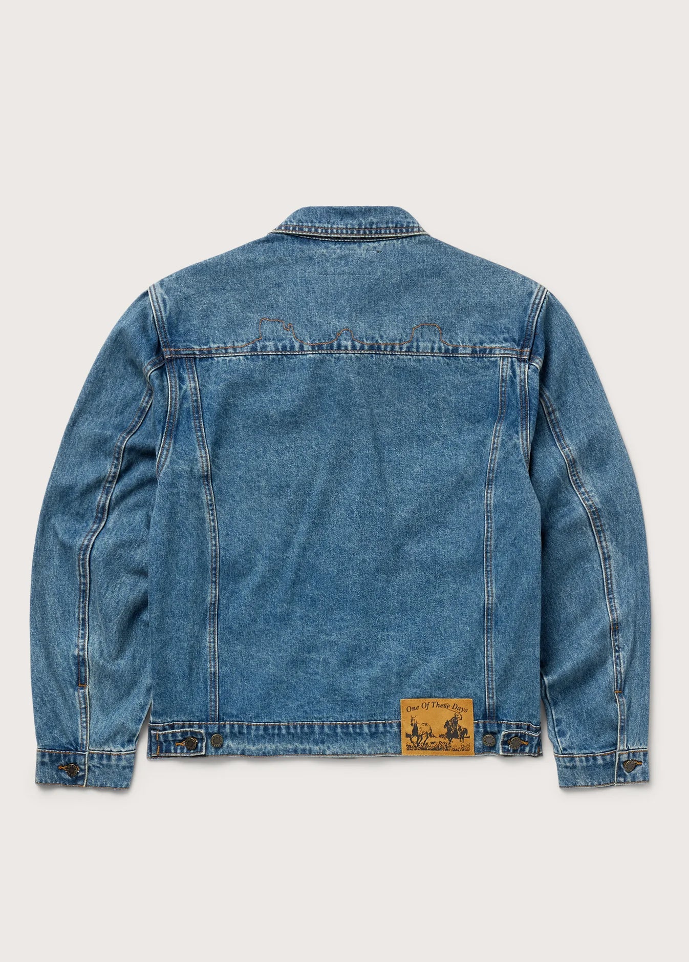 DENIM TRUCKER JACKET WASHED INDIGO
