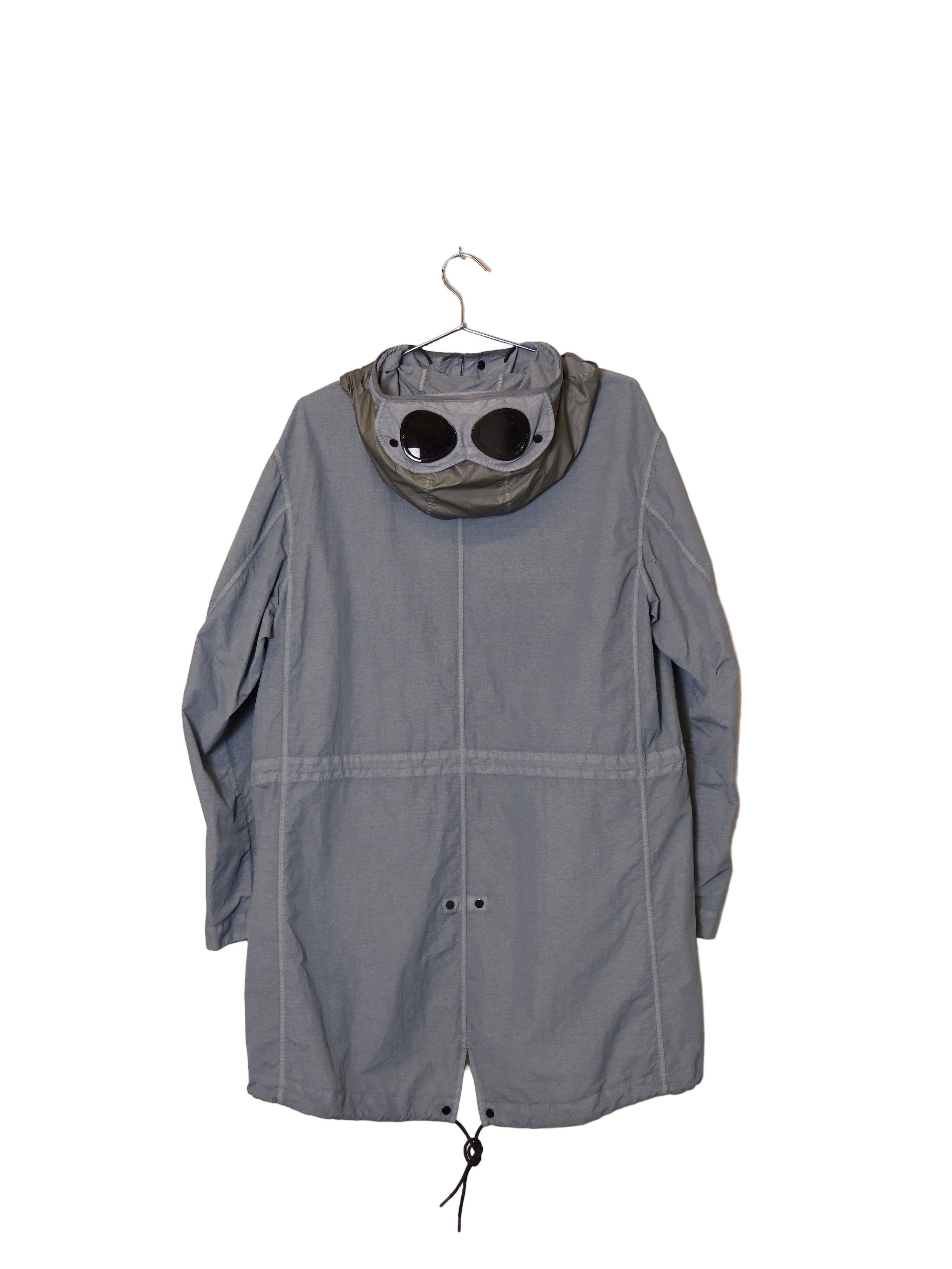 C.P. Company Flatt Nylon Goggle Fishtail Parka - Stormy Weather
