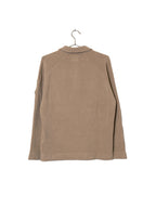 Chenille Cotton Polo Knit -  Vintage Khaki