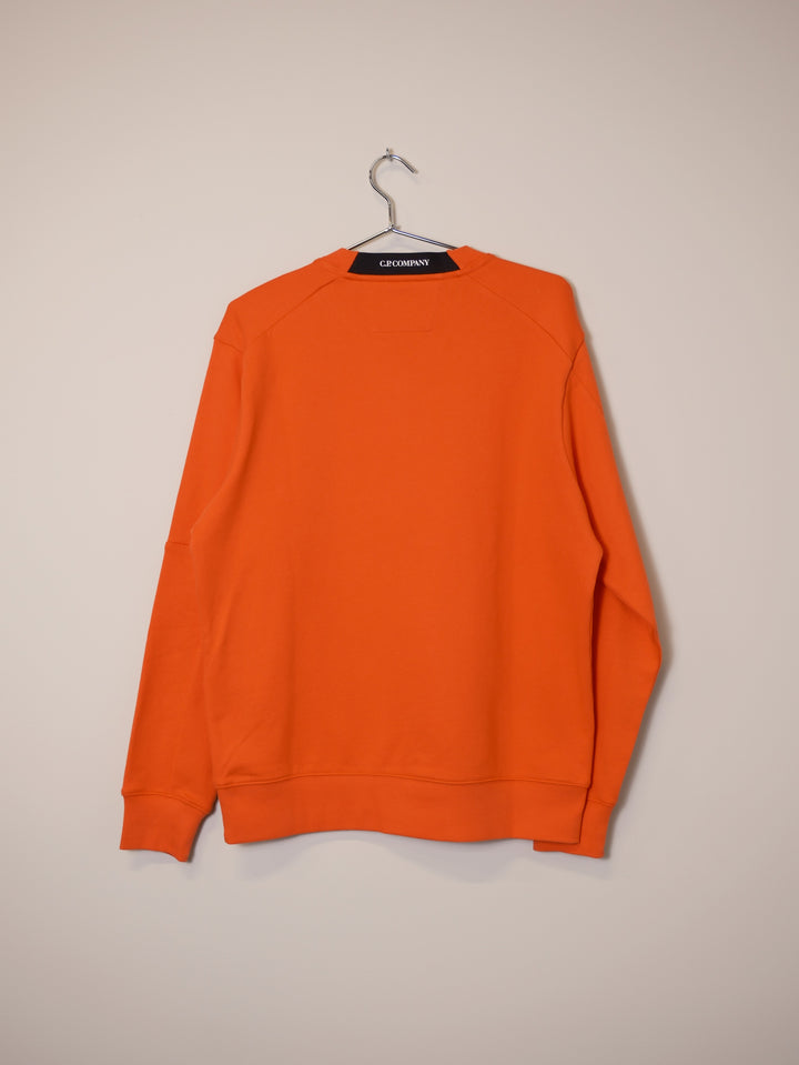 Diagonal Raised Fleece Crewneck Lens Sweatshirt - Poinciana