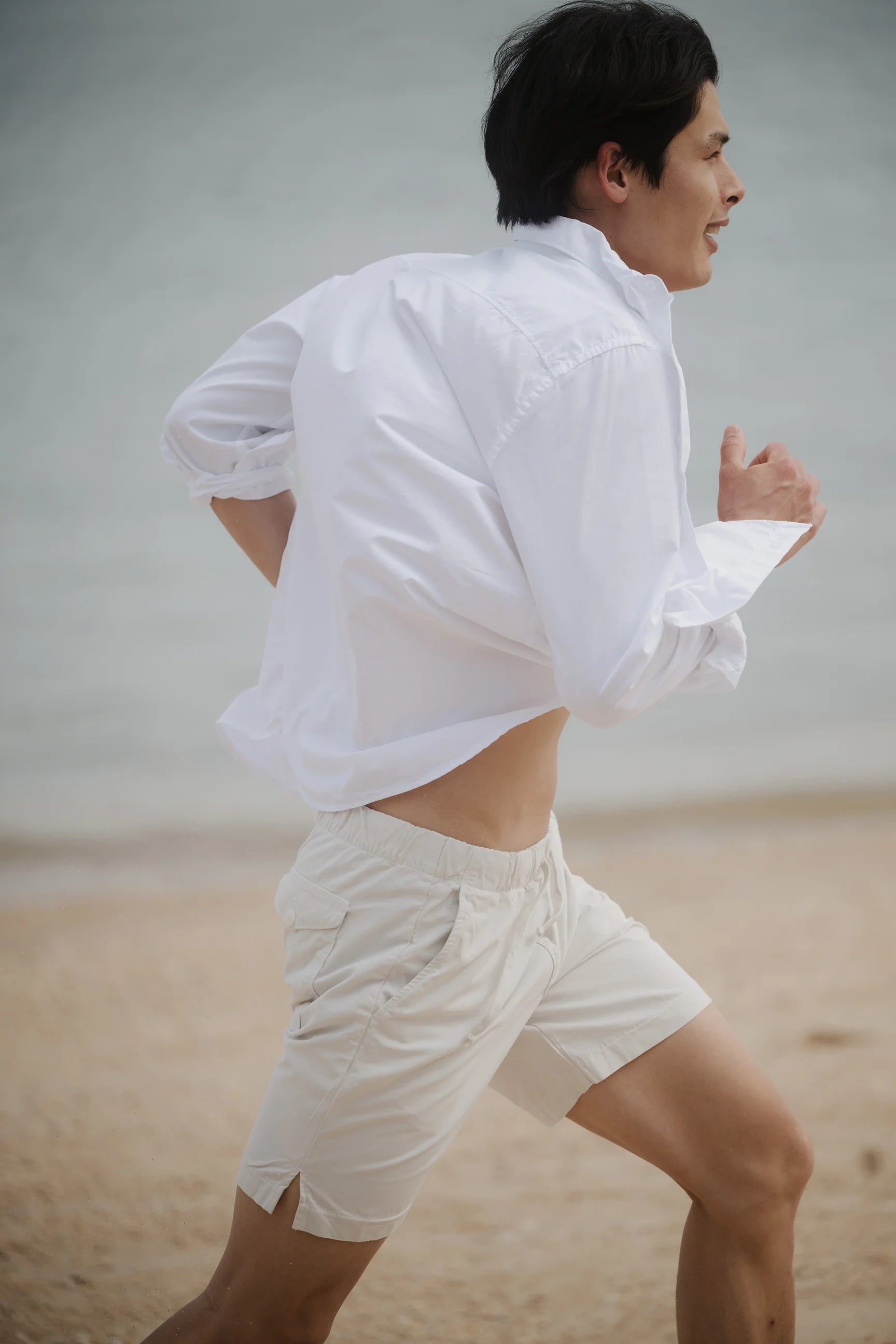 Poplin Standard Shirt Faded White