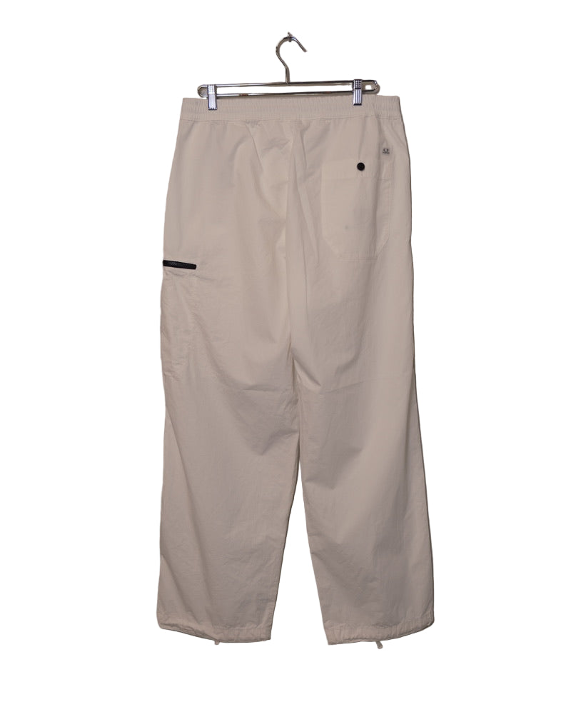 Microreps Boxy Cargo Lens Pants - Gauze White