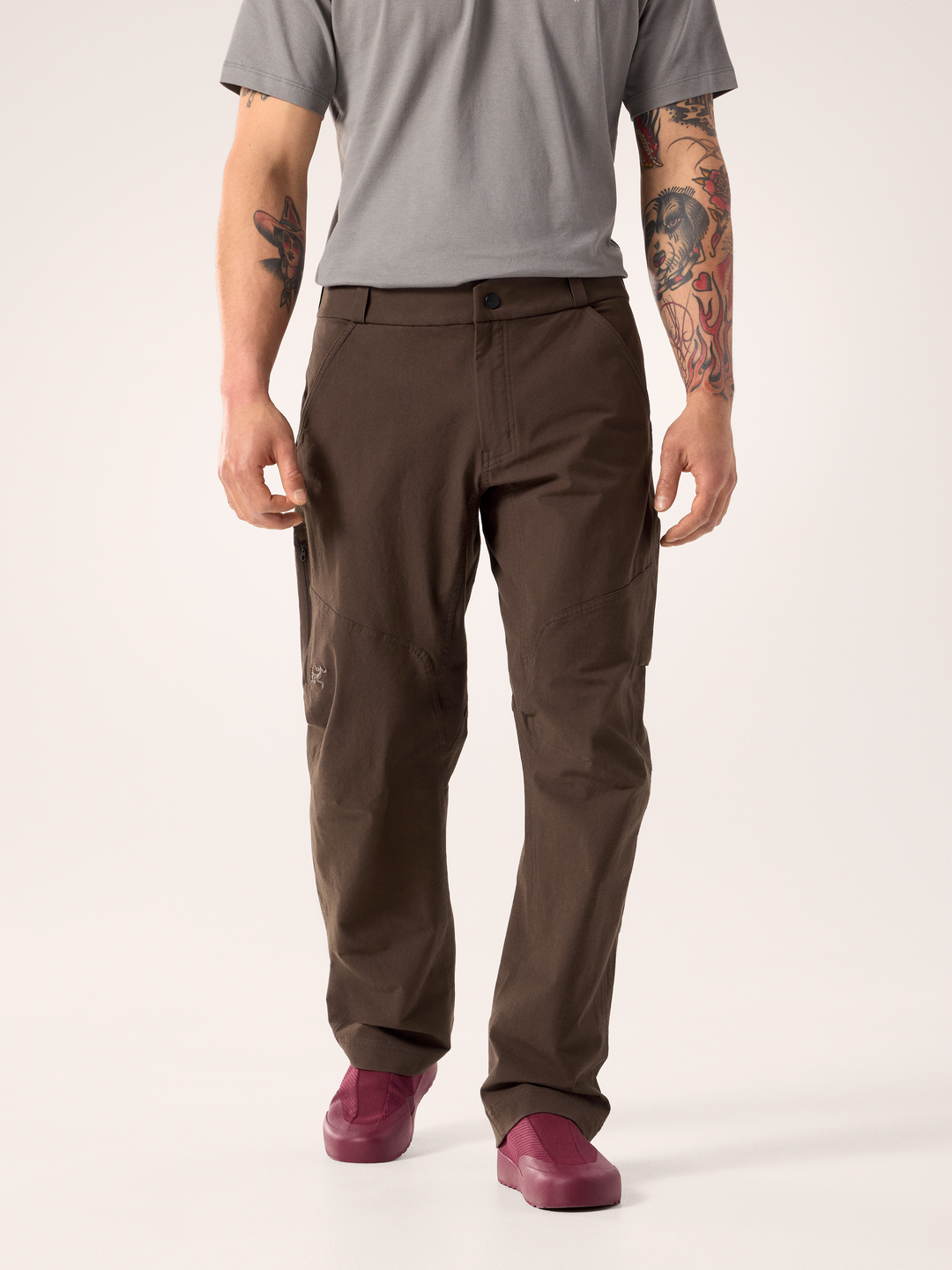 Cronin Cotton Pant Carob