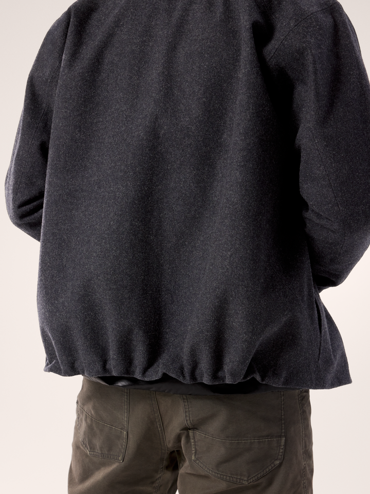 Sawyer Wool Overshirt Black