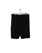Light Fleece Cargo Lens Shorts - Black