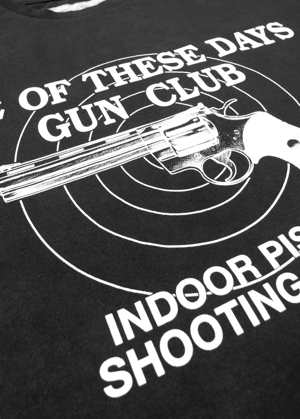 Gun Club Tee - Washed Black