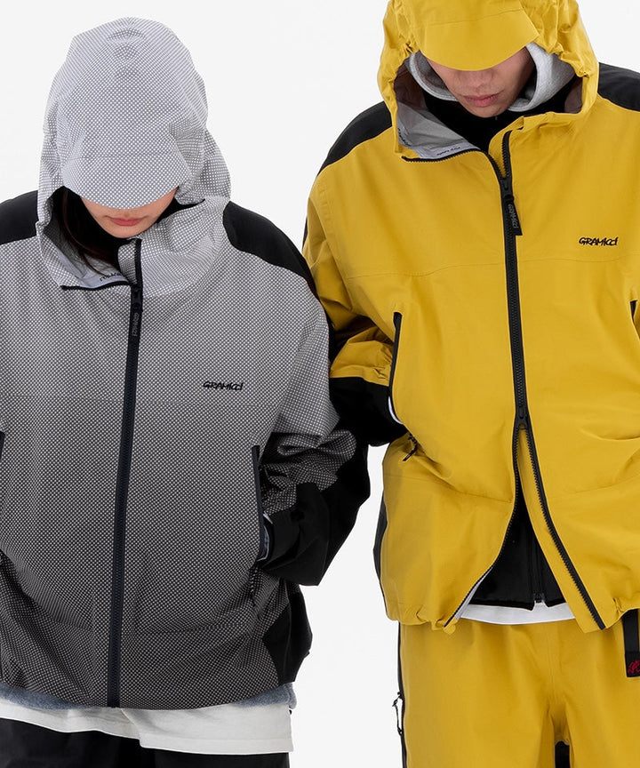 3L Guide Jacket Dot Gradient