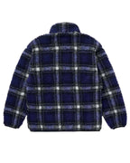 Shadow Plaid Sherpa Jacket