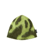 Mohair Burly Runningman Beanie Chartreuse