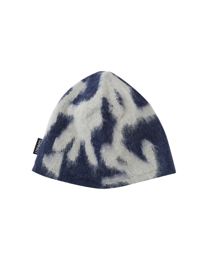 Mohair Burly Runningman Beanie Midnight
