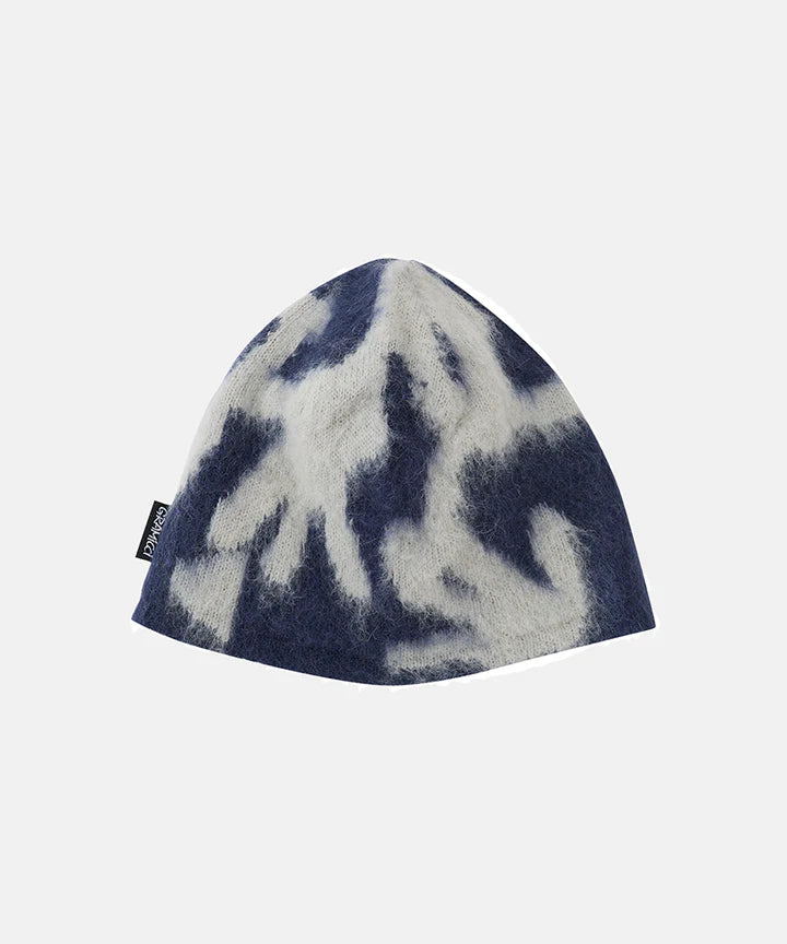 Mohair Burly Runningman Beanie Midnight