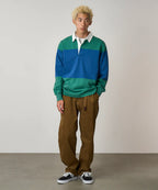 Langdon Rugby Shirt Cerulean Emerald