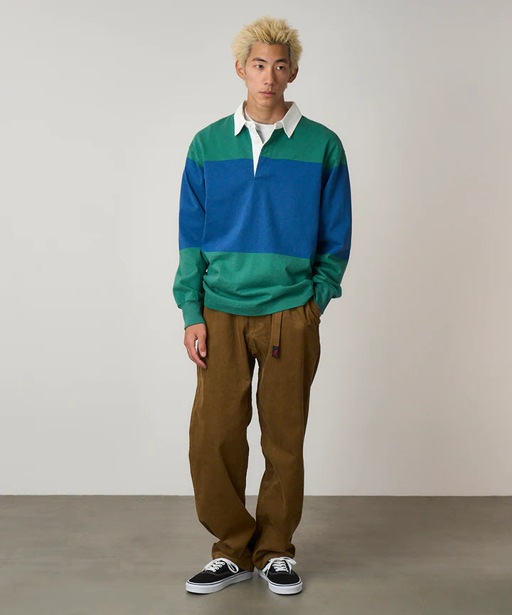Langdon Rugby Shirt Cerulean Emerald