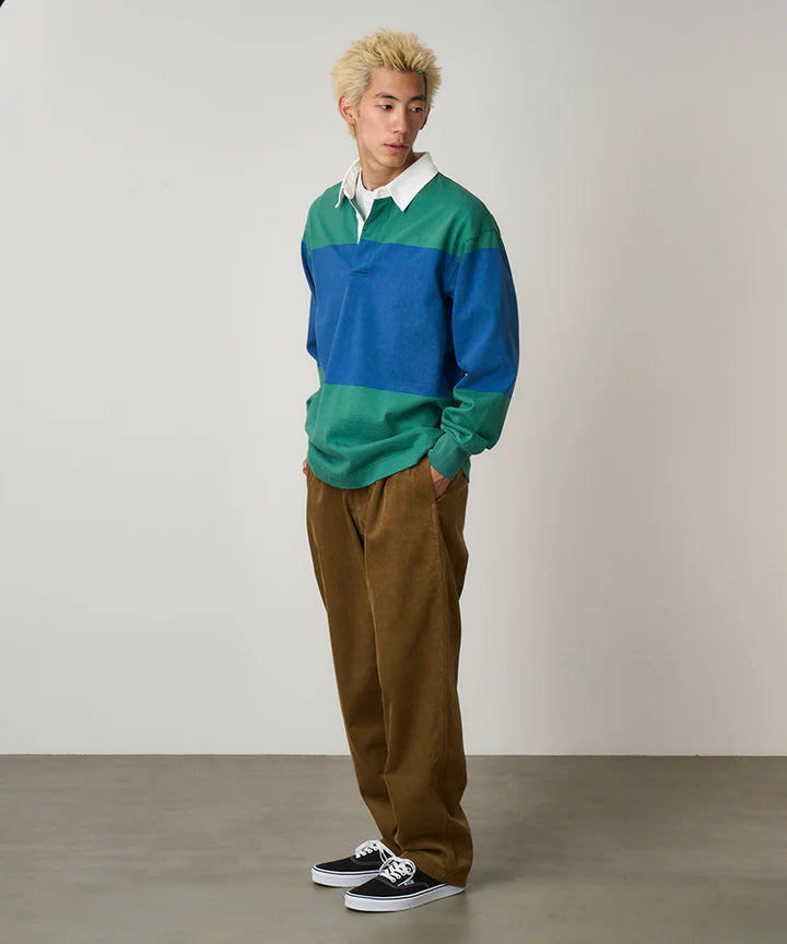 Langdon Rugby Shirt Cerulean Emerald