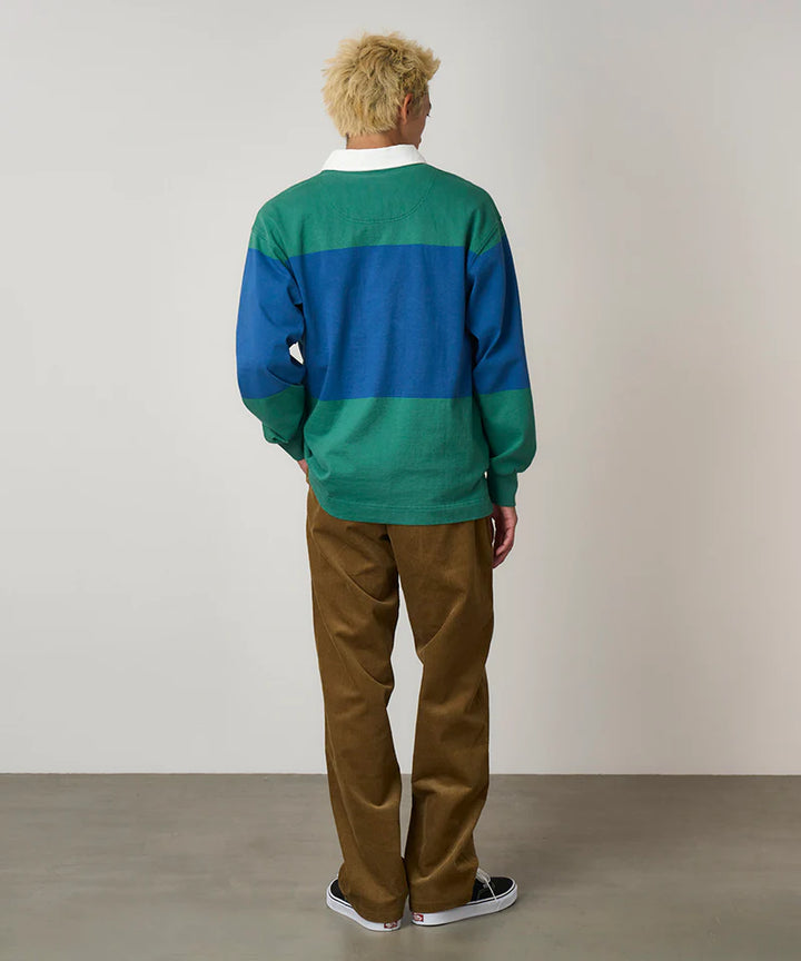 Langdon Rugby Shirt Cerulean Emerald