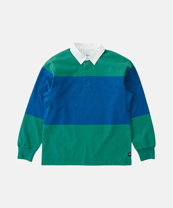 Langdon Rugby Shirt Cerulean Emerald