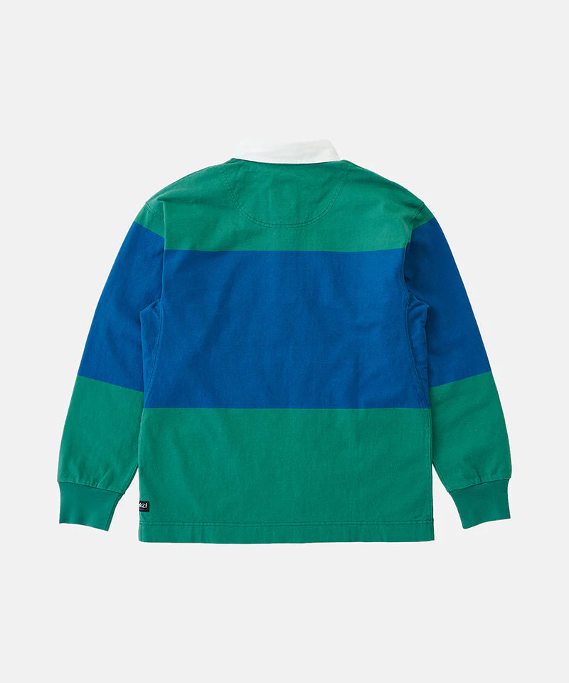 Langdon Rugby Shirt Cerulean Emerald