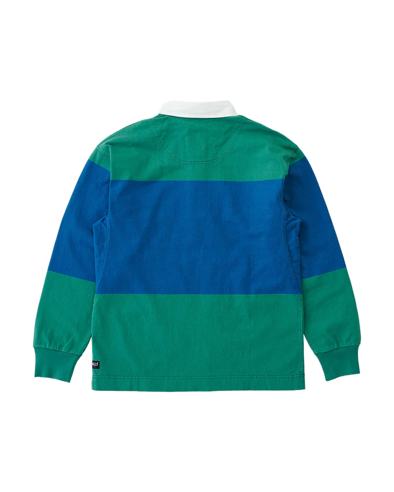 Langdon Rugby Shirt Cerulean Emerald