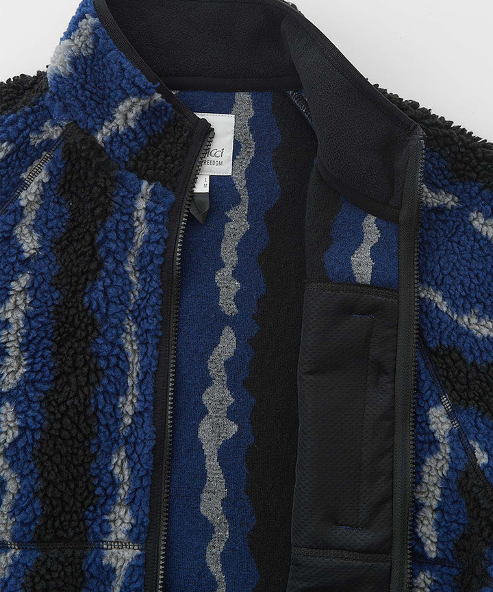 Ripple Sherpa Jacket Navy