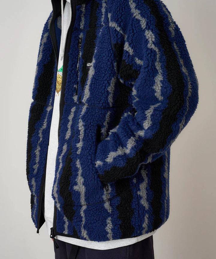Ripple Sherpa Jacket Navy