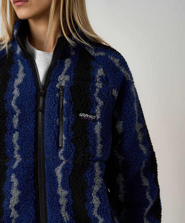 Ripple Sherpa Jacket Navy