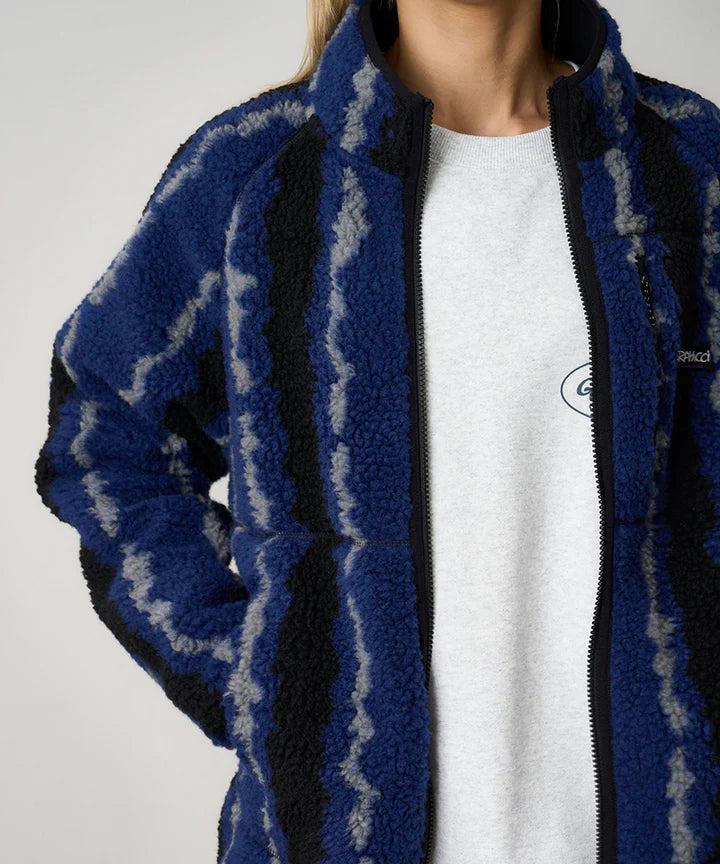 Ripple Sherpa Jacket Navy