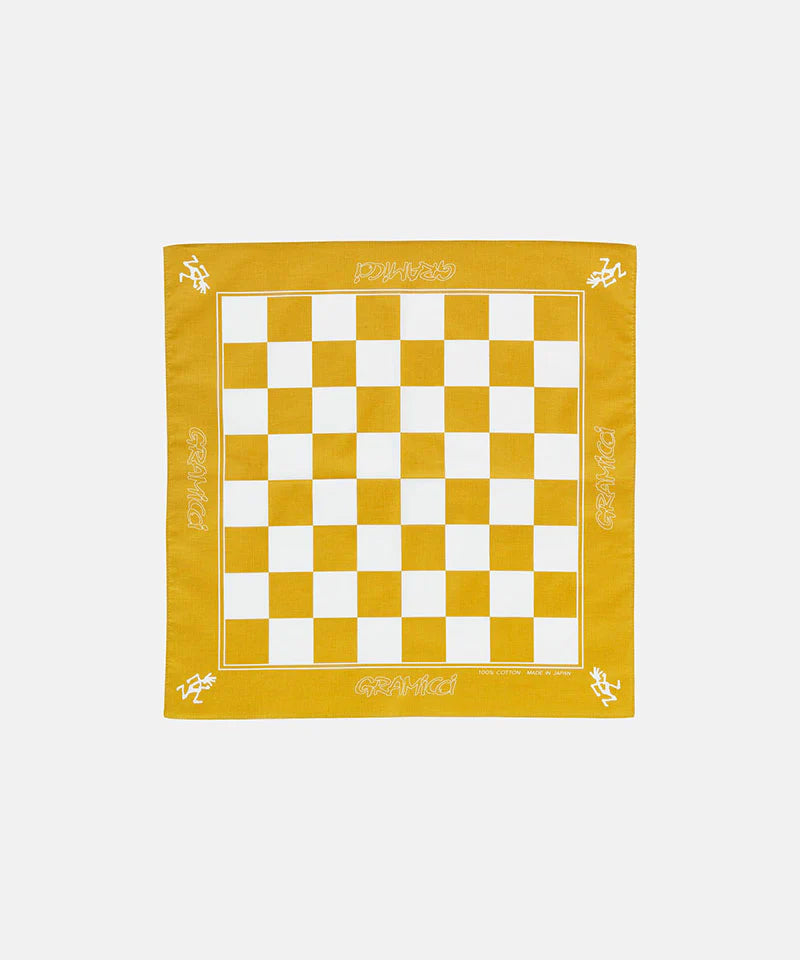 Checkers Bandana Yellow Orange