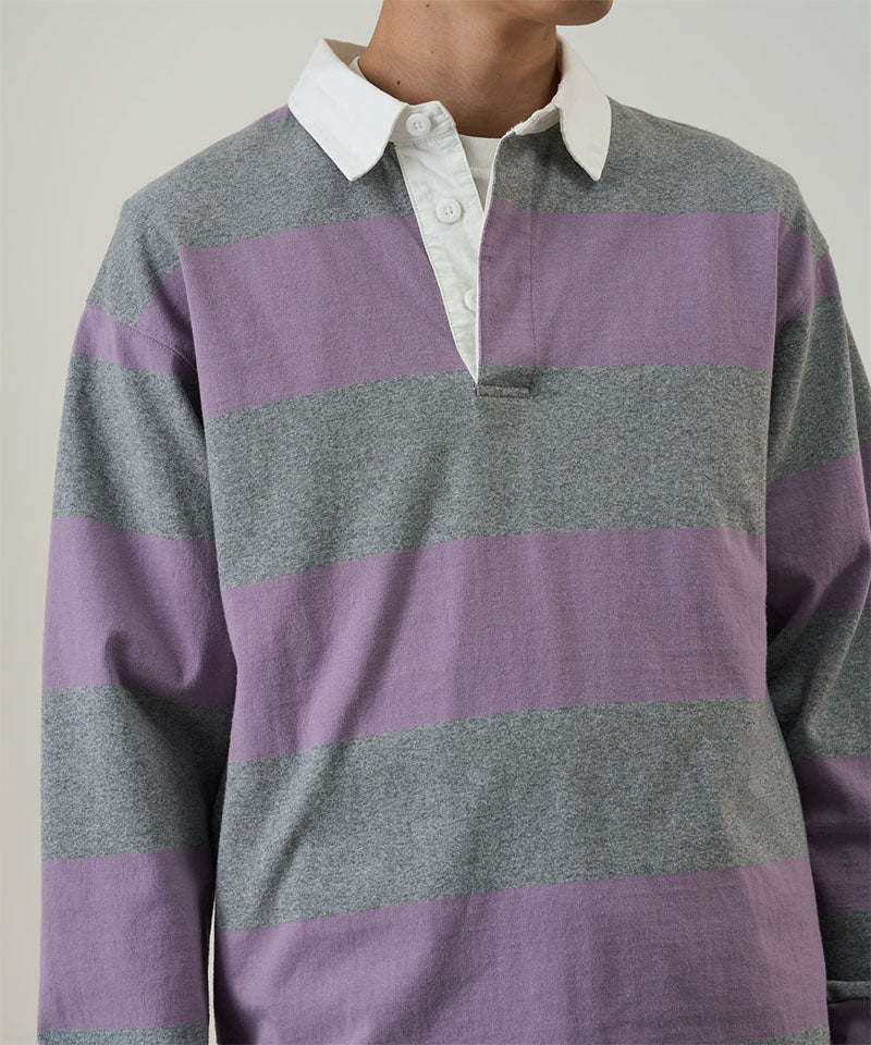 Langdon Rugby Shirt Heather Purple