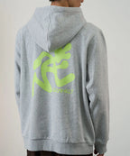 Running Man Hooded Sweatshirt Heather Grey