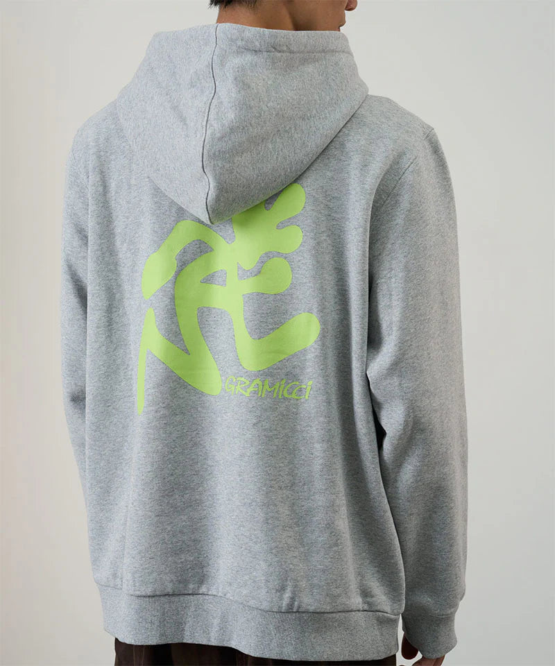Running Man Hooded Sweatshirt Heather Grey