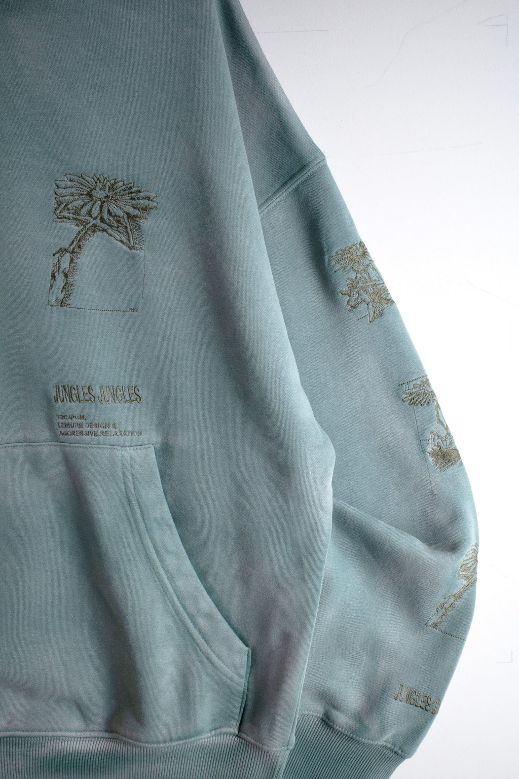 Hard Times Hoodie Green