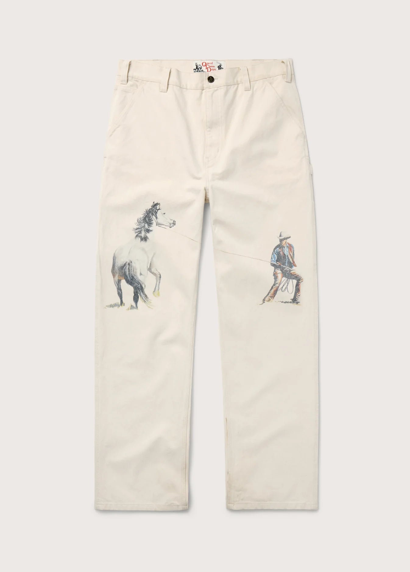 IF NOT FOR THE REST OF TIME PAINTERS PANT NATURAL